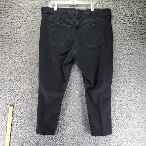 Gap Jeans Women’s 35R Black Best Girlfriend Relaxed Fit Stretch Denim - Picture 10 of 11